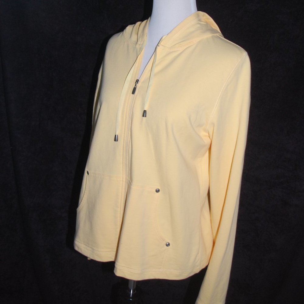 Crazy Horse Liz Claiborne Yellow Hoodie Large